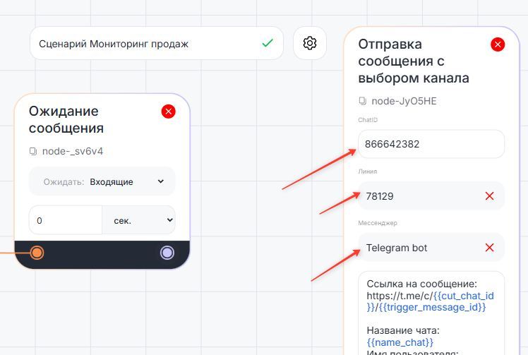 сценарий парсинга продаж