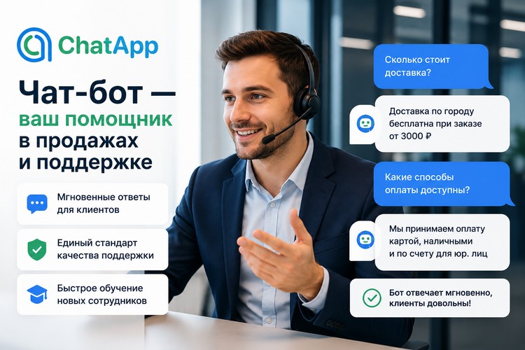 Чат-бот для техподдержки и продаж