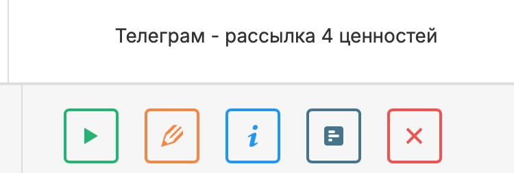 Запущенная рассылка Telegram