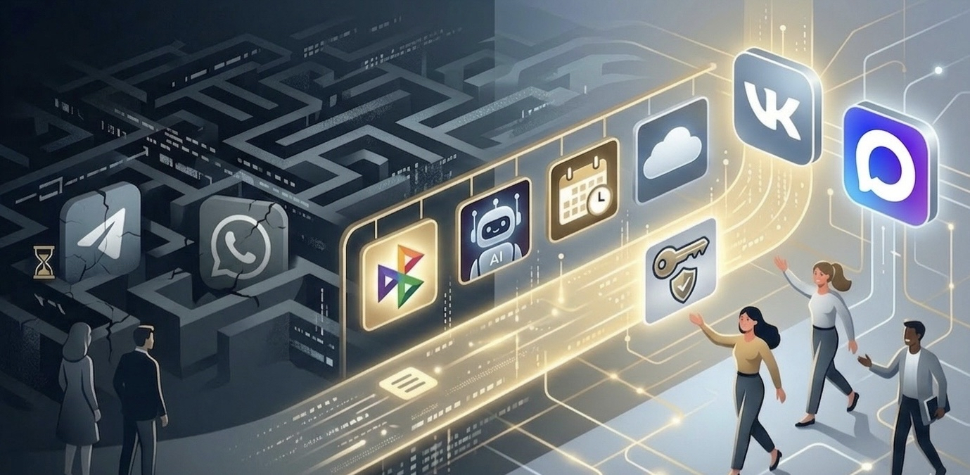 Процесс перевода клиентов в MAX и ВК